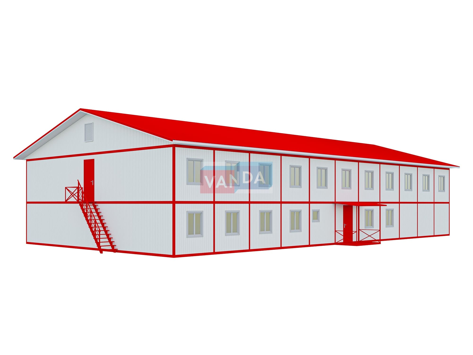 ПРОЕКТ МОДУЛЬНОГО АДМИНИСТРАТИВНО – БЫТОВОГО КОМПЛЕКСА 13,5х26,4 Плита OSB